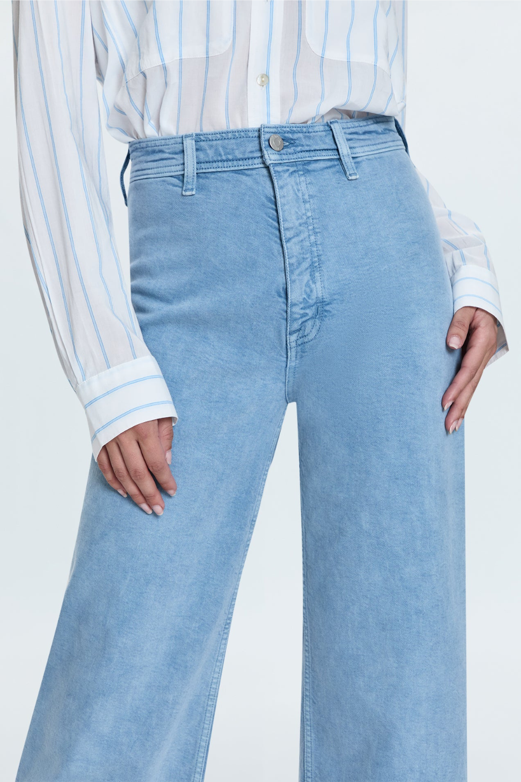 "Penny" High Rise Wide Leg Jean