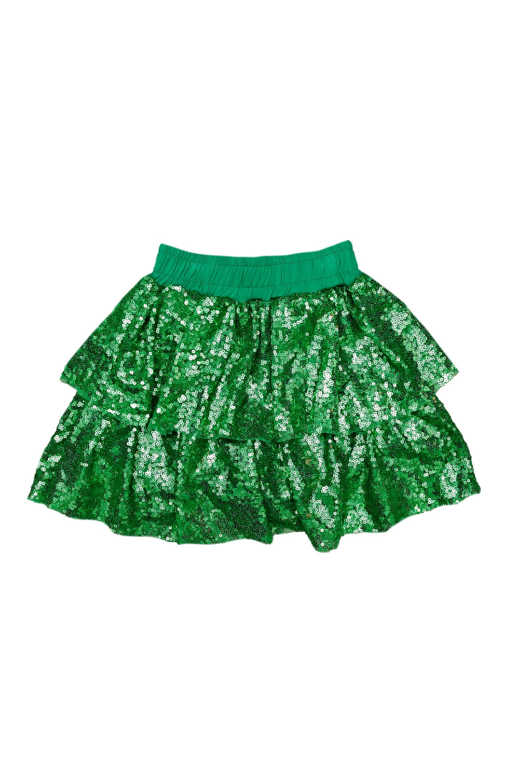 Sequin Ruffle Skort
