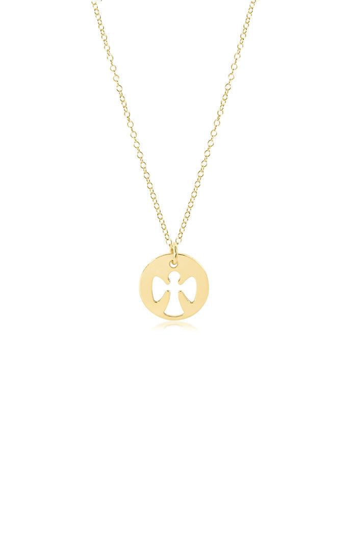 16" Guardian Angel Charm Necklace