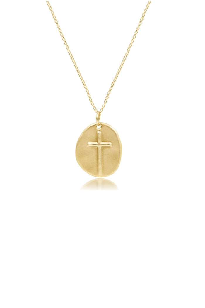 16" Inspire Gold Charm Necklace