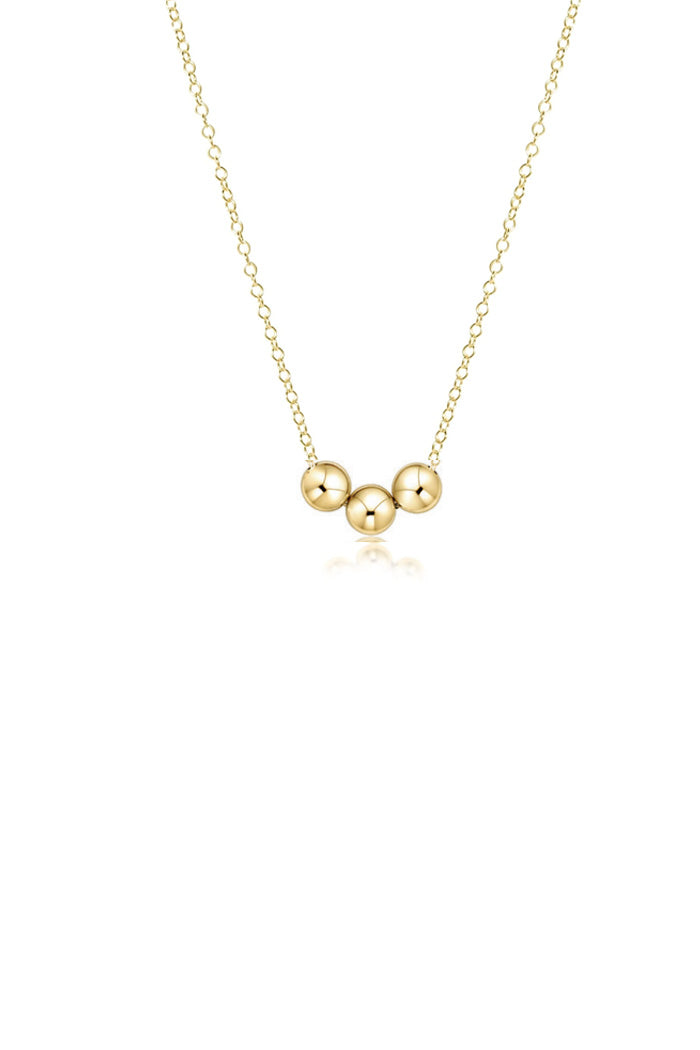 16" JOY 6MM GOLD NECKLACE