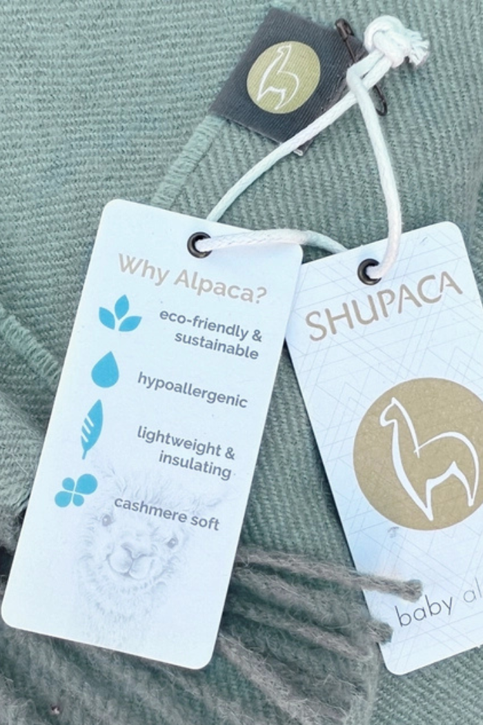 100% Baby Alpaca Throw