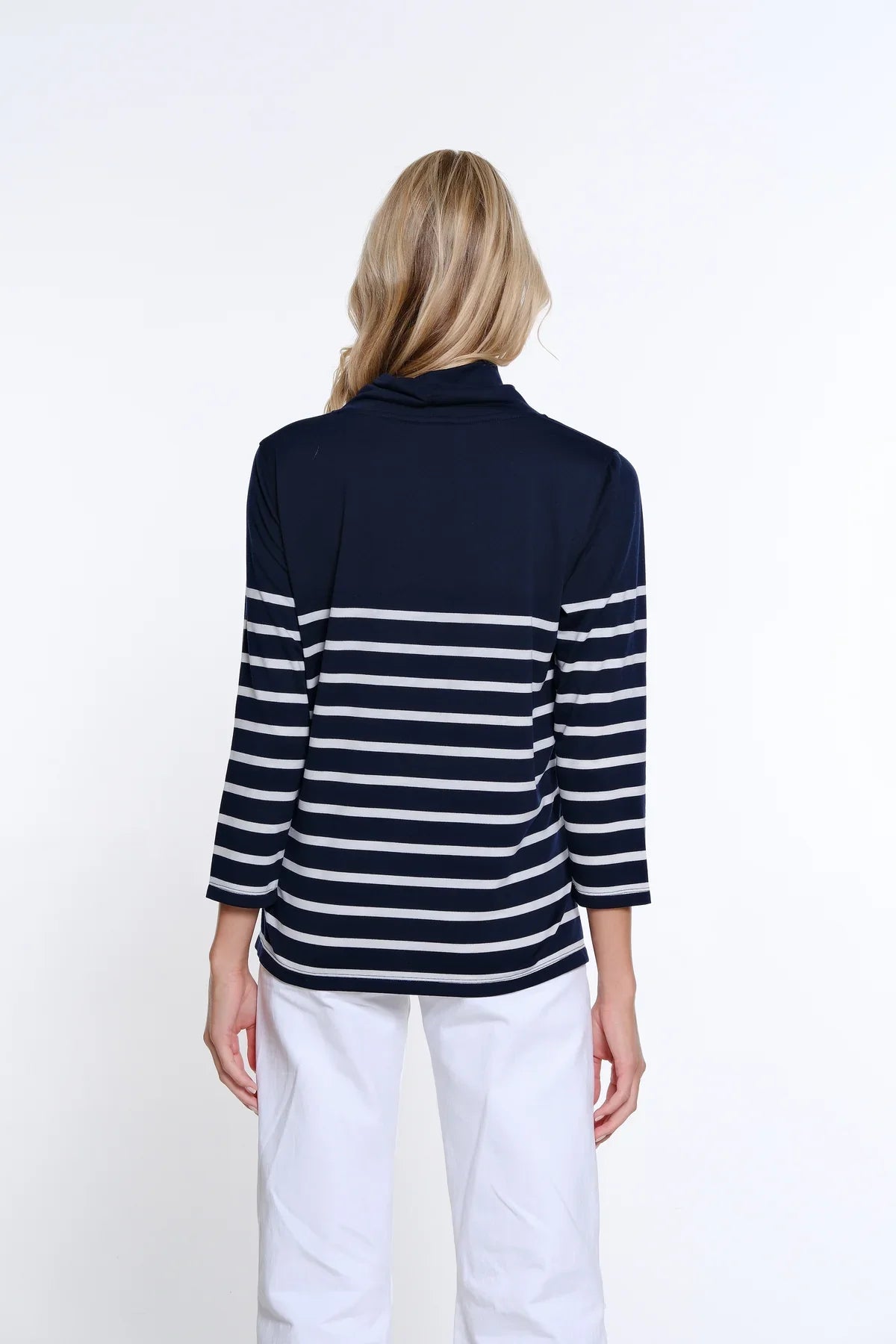 Shirred Collar Knit Top