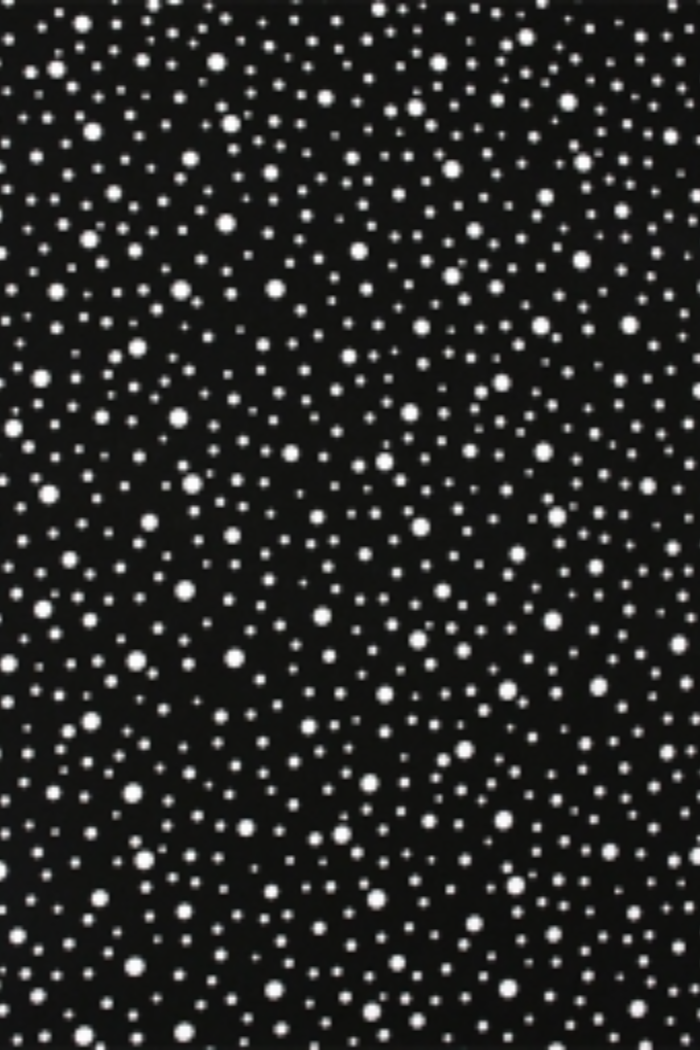 Short Sleeve Debrah Dot Print Dress - black only