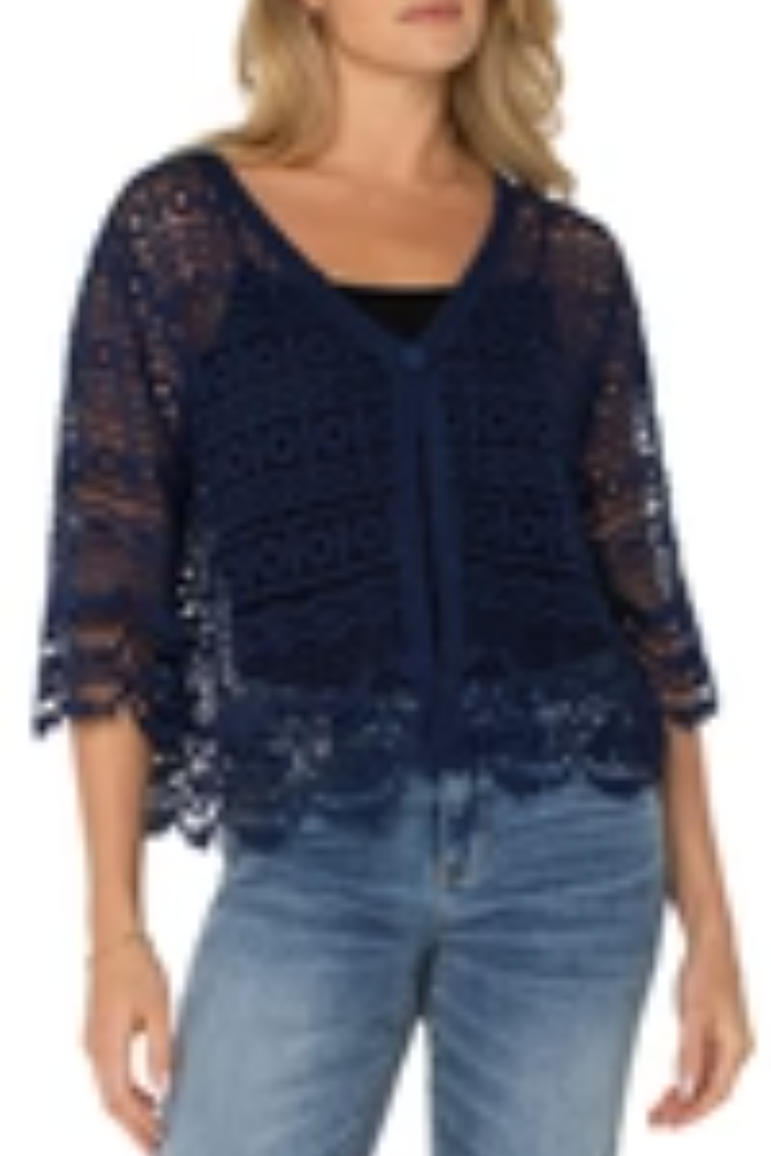 Short Sleeve Lace Bolero