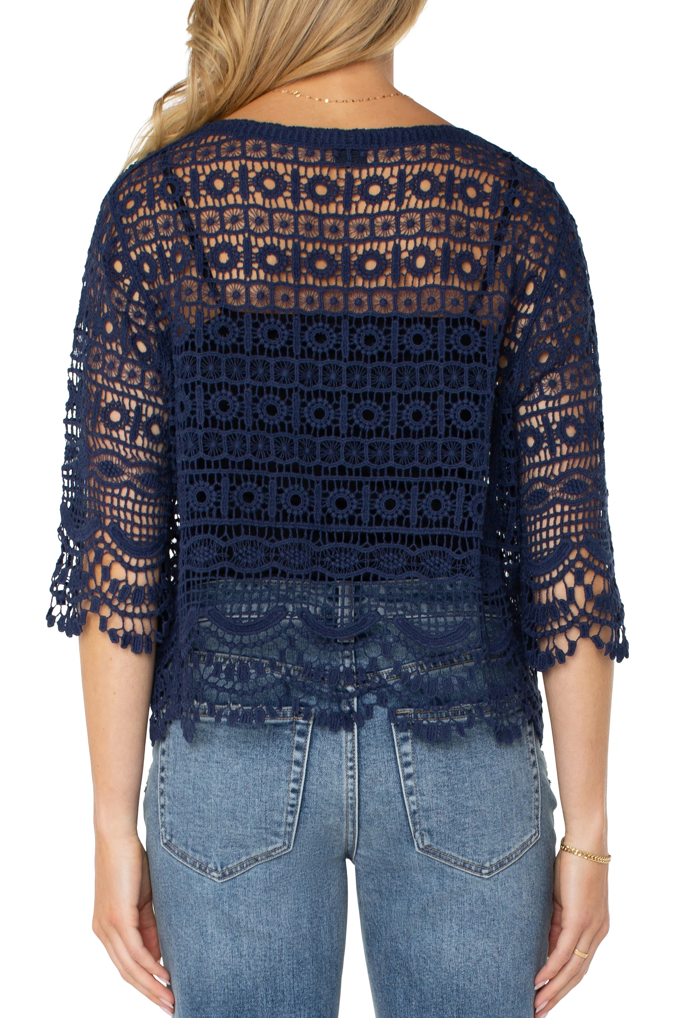 Short Sleeve Lace Bolero