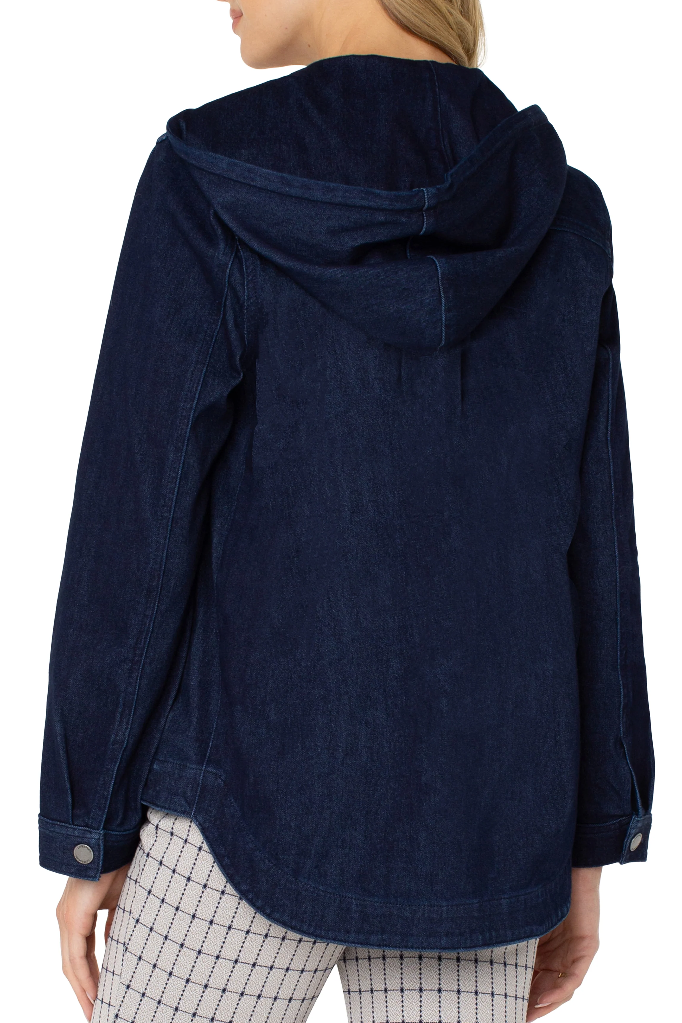 Shirt Jacket with Hood