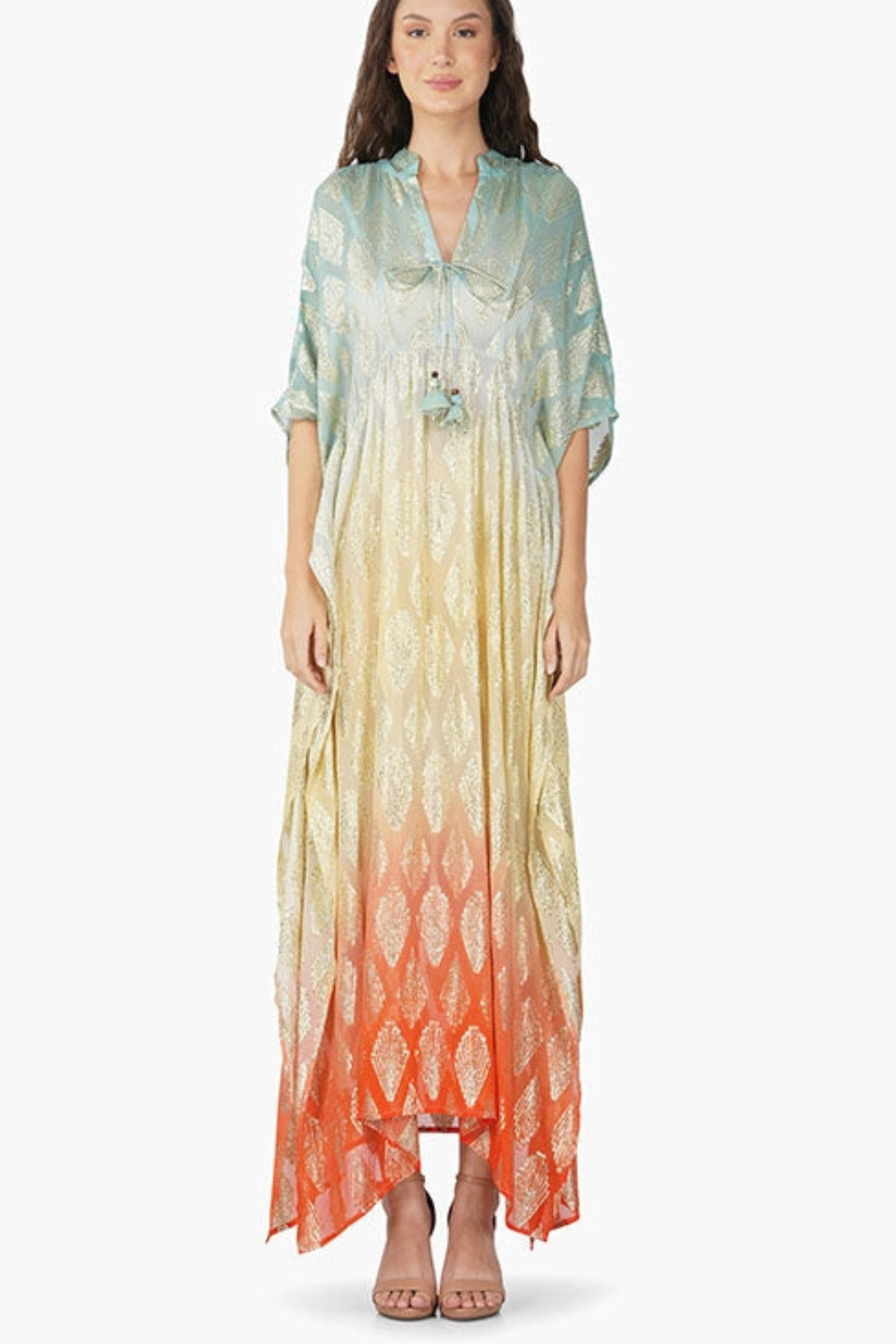 "Magnolia" Lurex Caftan