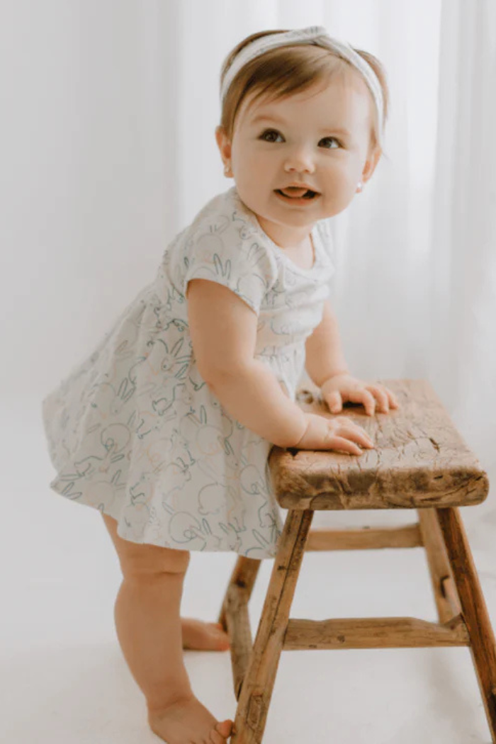 short sleeve twirl dress