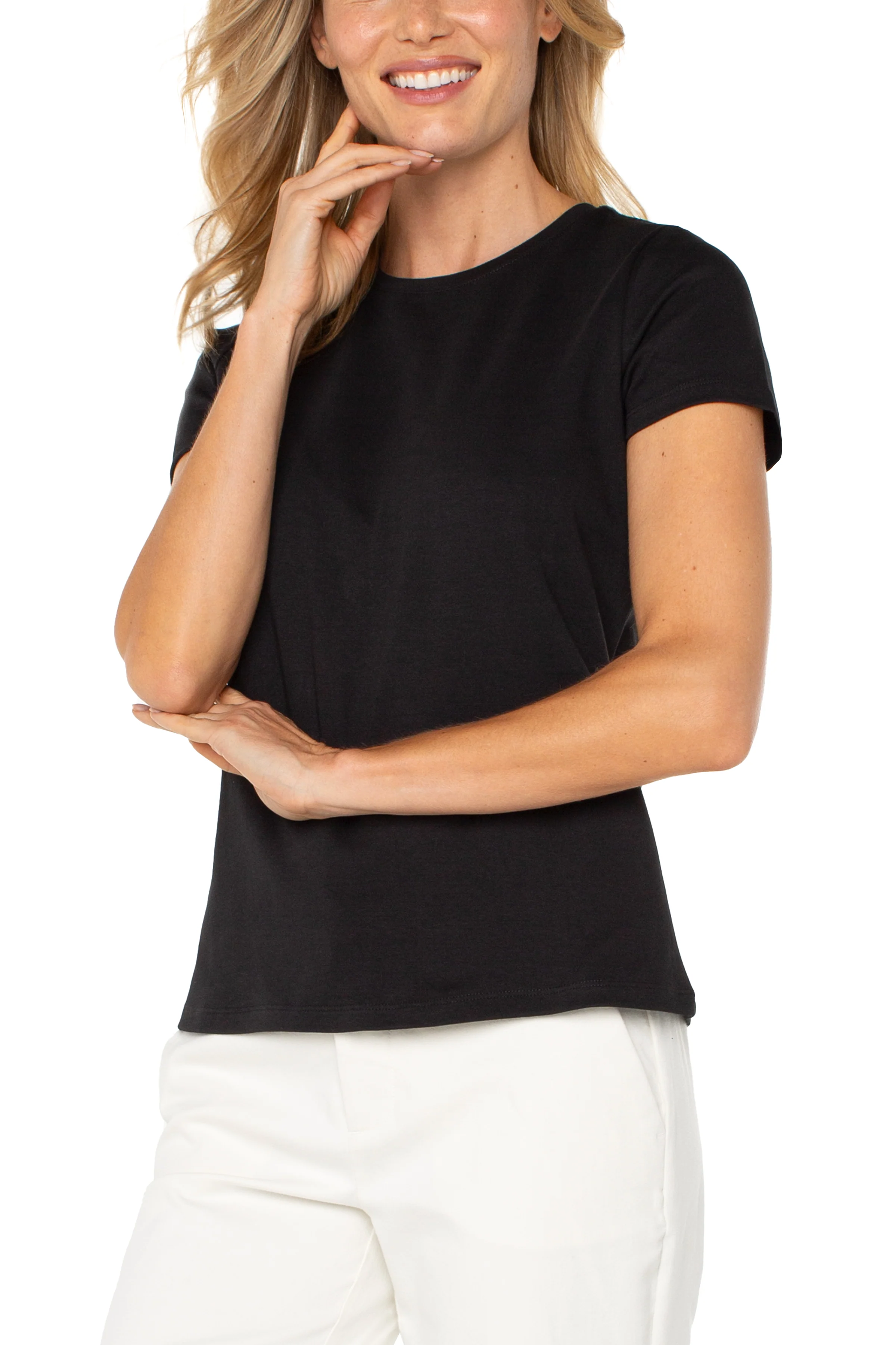 Short Sleeve Crew Neck Tee