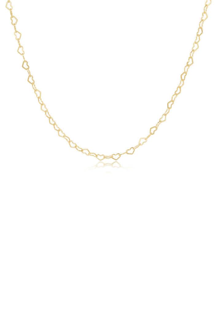 15" Choker Love Chain