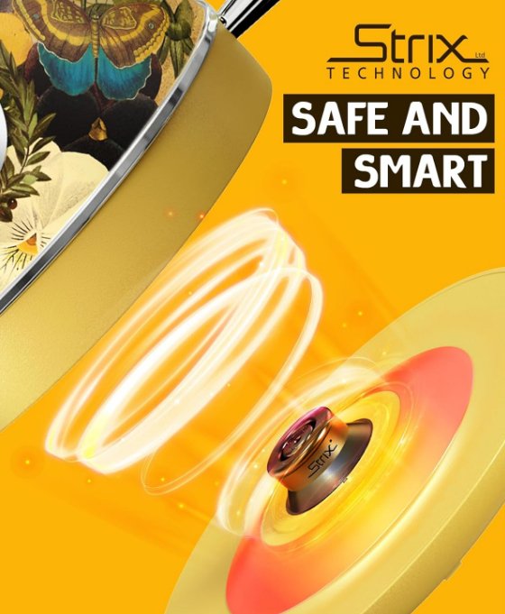 1.7L / 57.5 oz electric kettle food grade 304 stainless steel, instrument type dial thermometer flower watermark painting process fast boiling 1200W