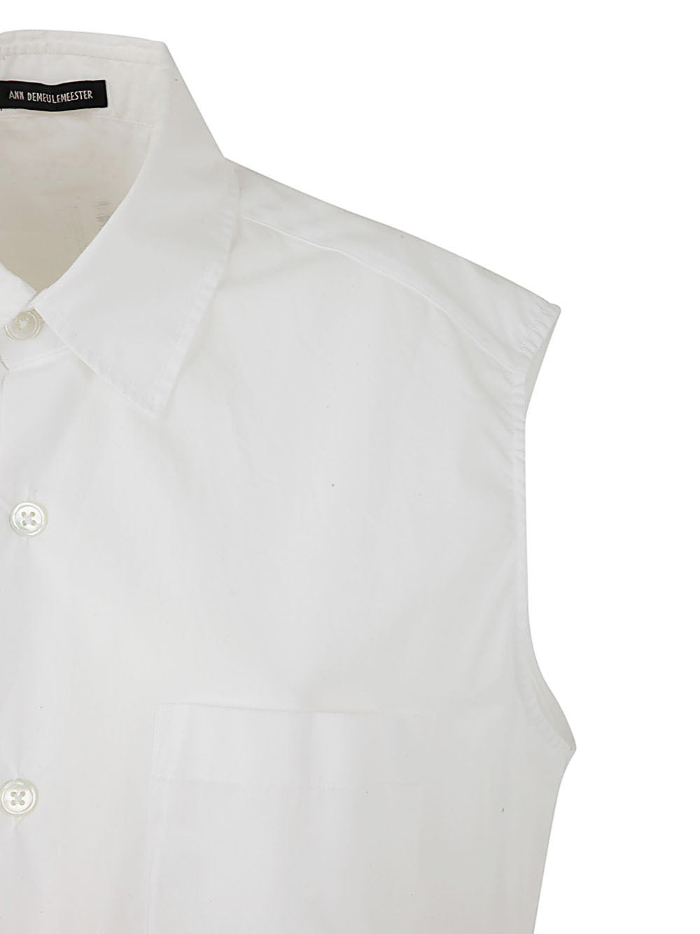 Ann Demeulemeester Women Amelie Sleeveless Long High Comfort Shirt