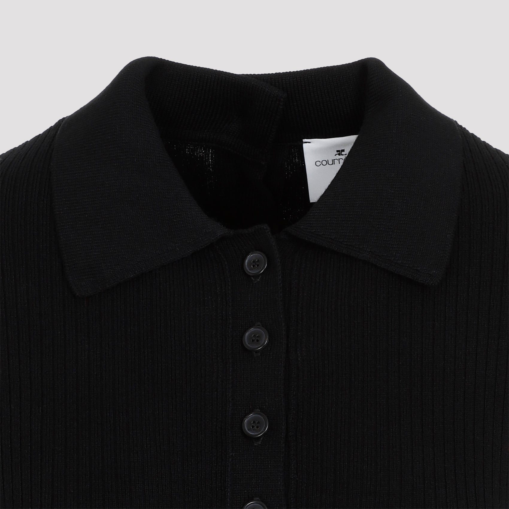 Courreges Multi Buttons Midi Dress Women