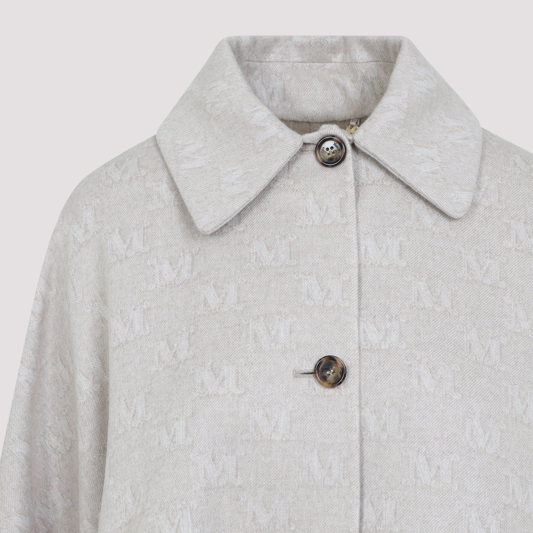 Max Mara Jago Logo Long Cape Women