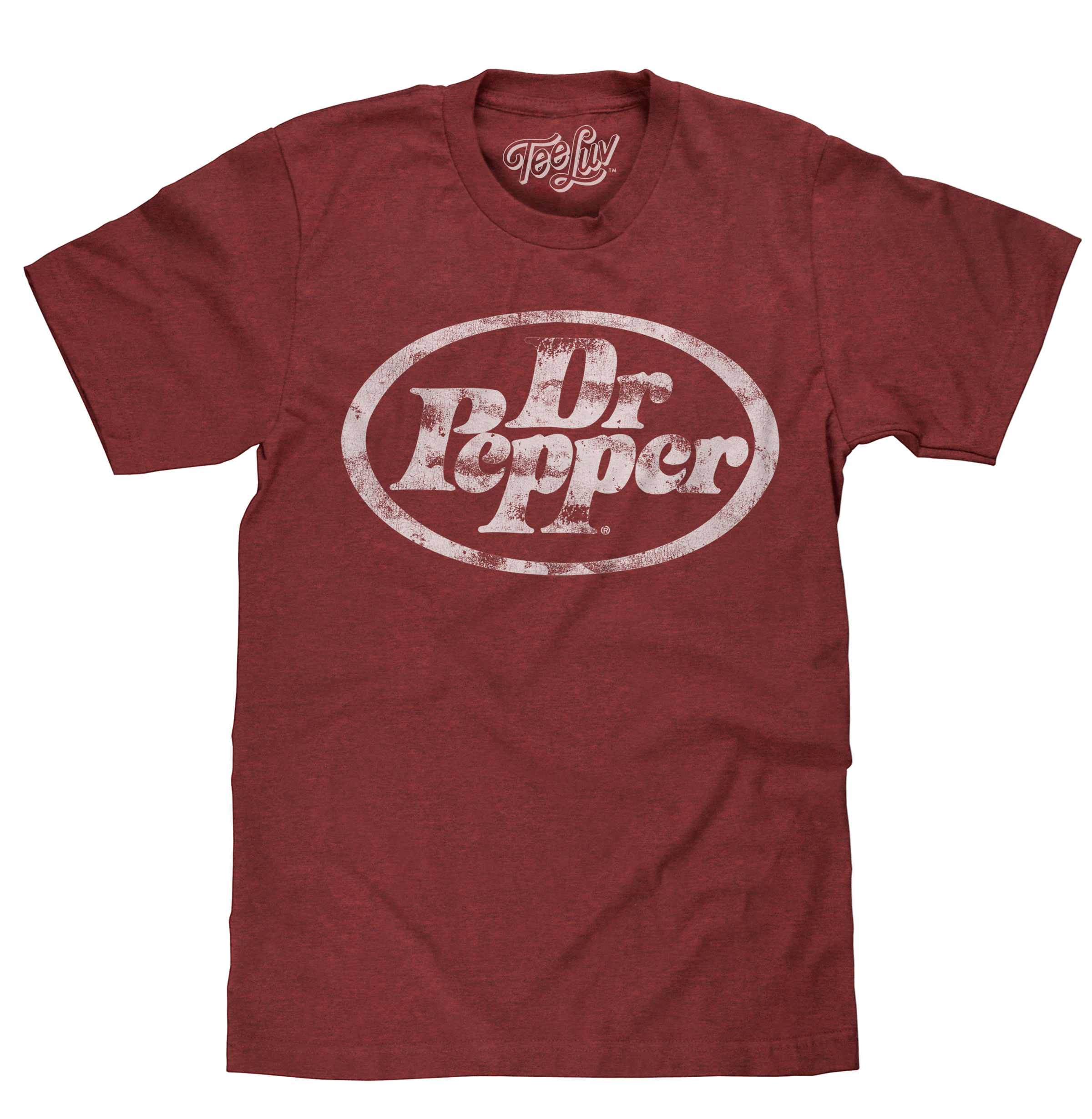 Dr Pepper Distressed Logo T-Shirt - Red