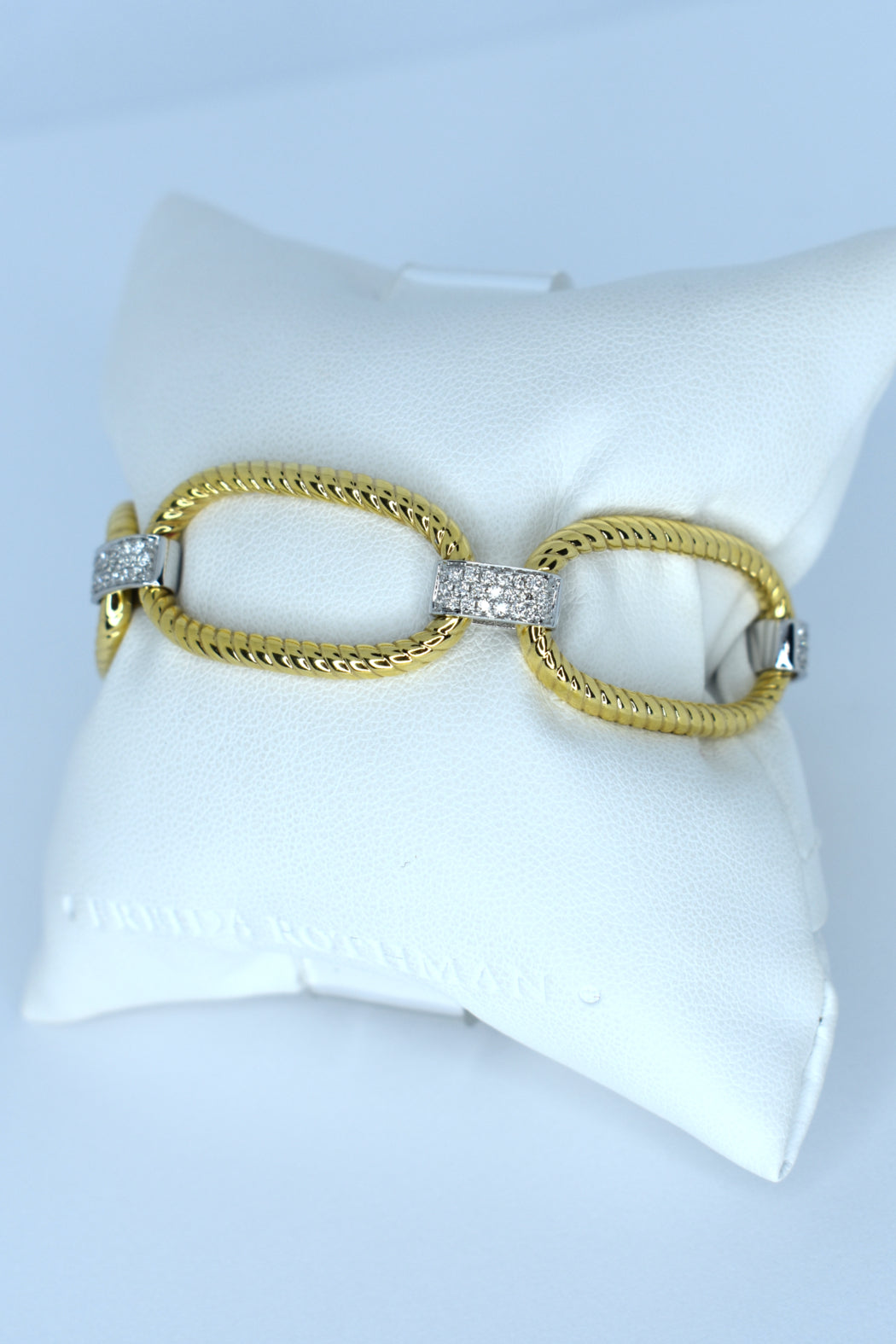 18kt 2-Tone Diamond Bracelet