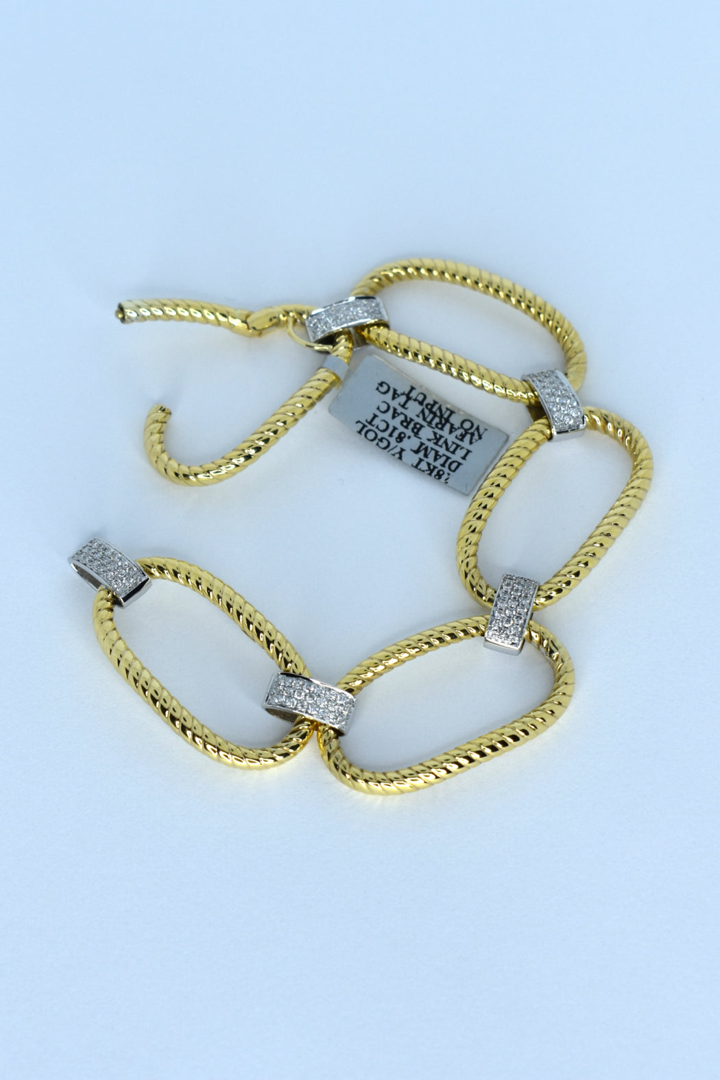 18kt 2-Tone Diamond Bracelet