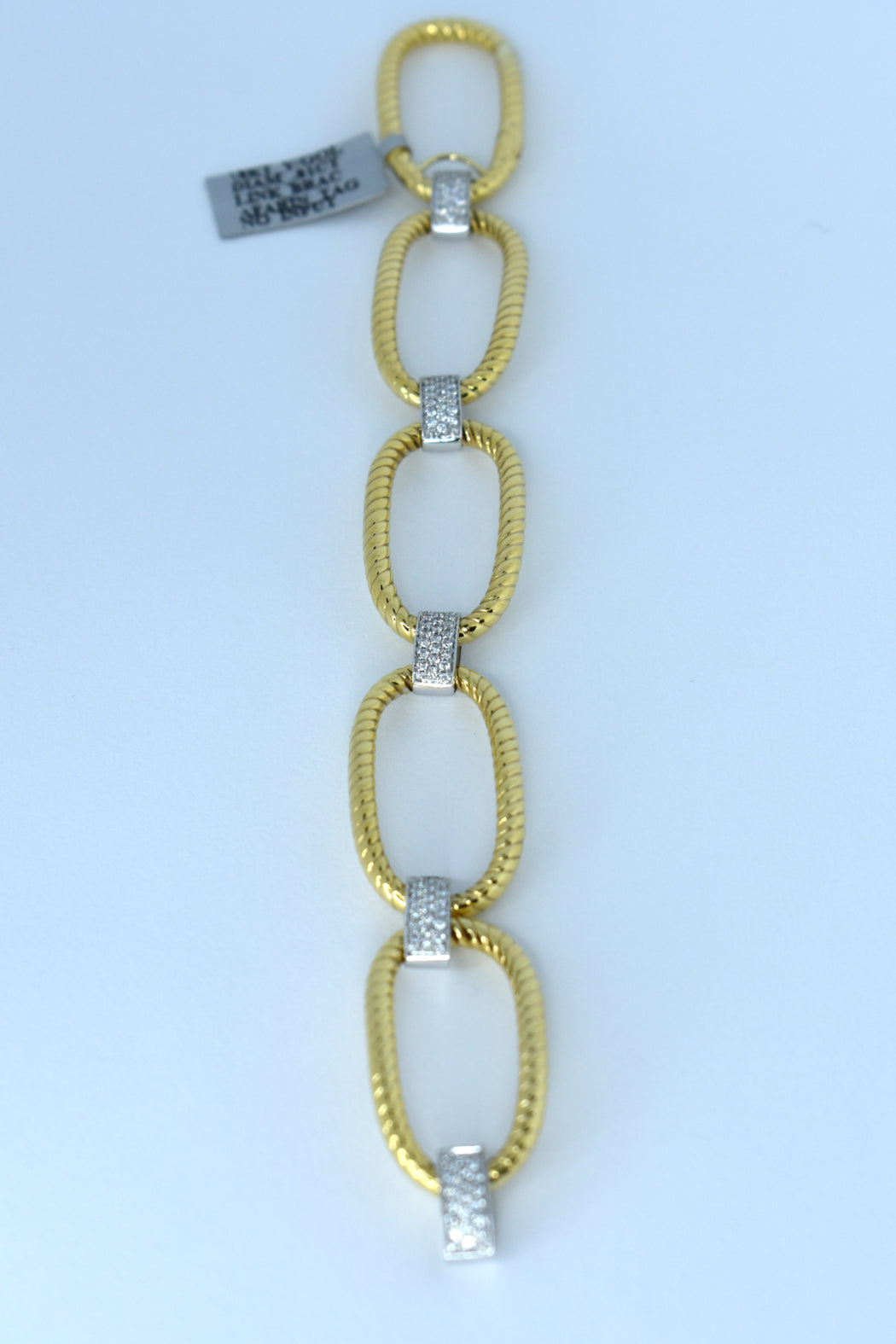 18kt 2-Tone Diamond Bracelet