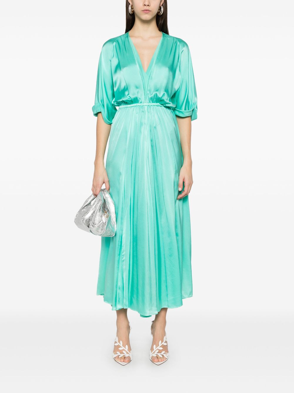 Forte Forte long cut silk dress