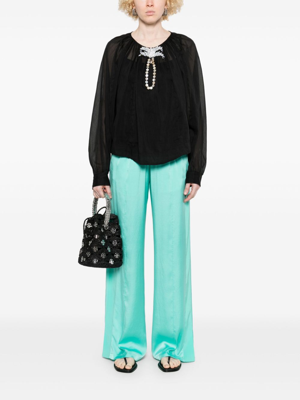 Forte Forte satin trousers