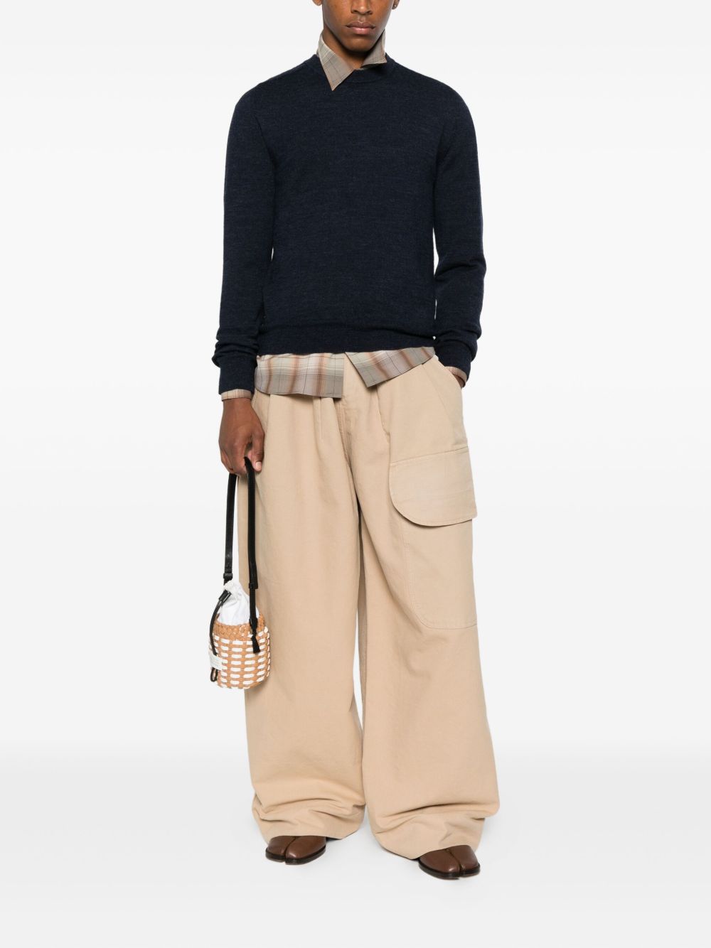 Maison Margiela Sweaters Blue