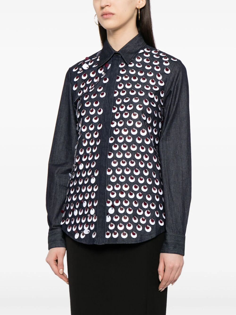 Dries Van Noten Women 00820 Chowy Den Emb 8431 Shirt