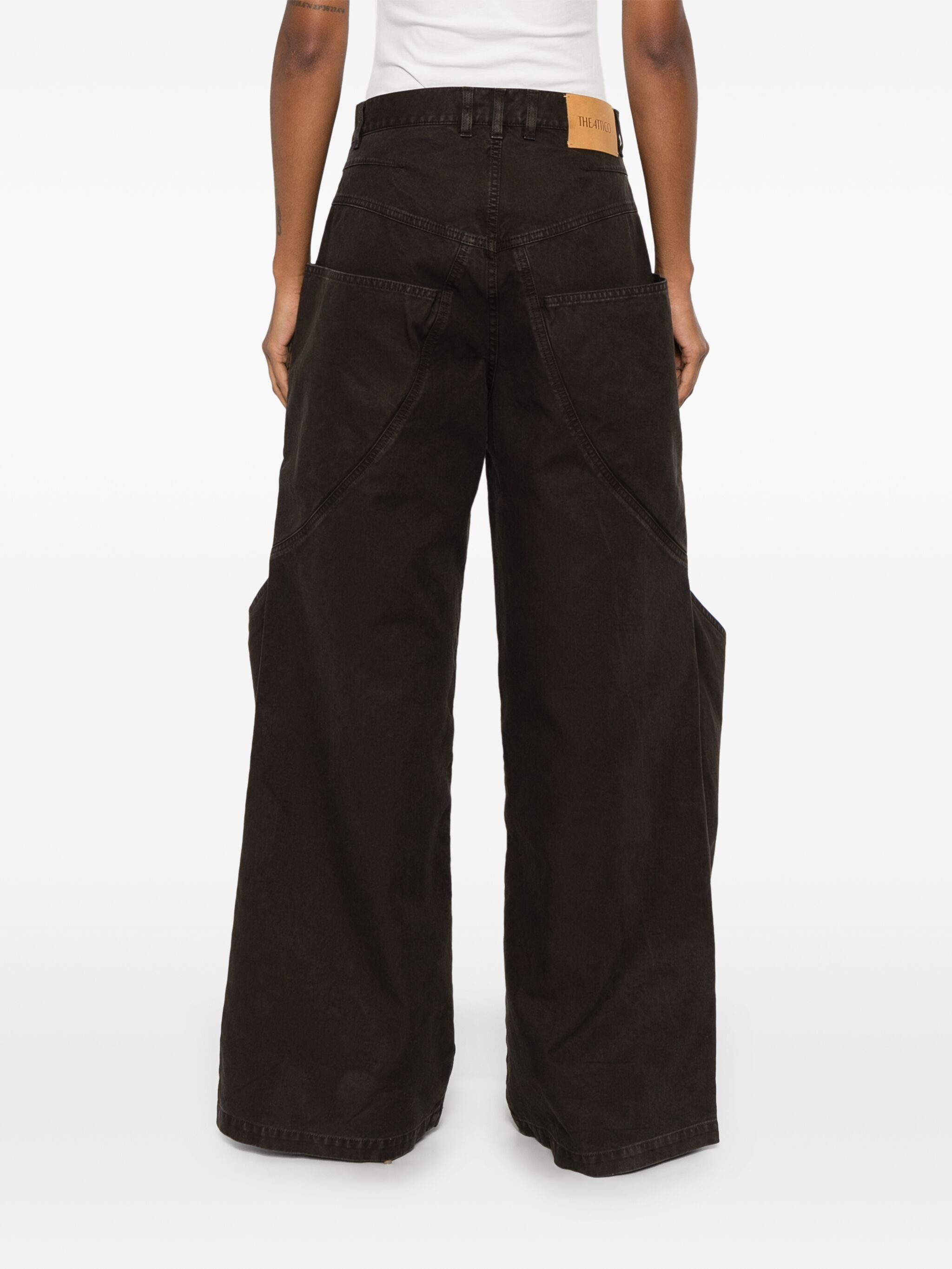 The Attico Women Gabardine Long Pant