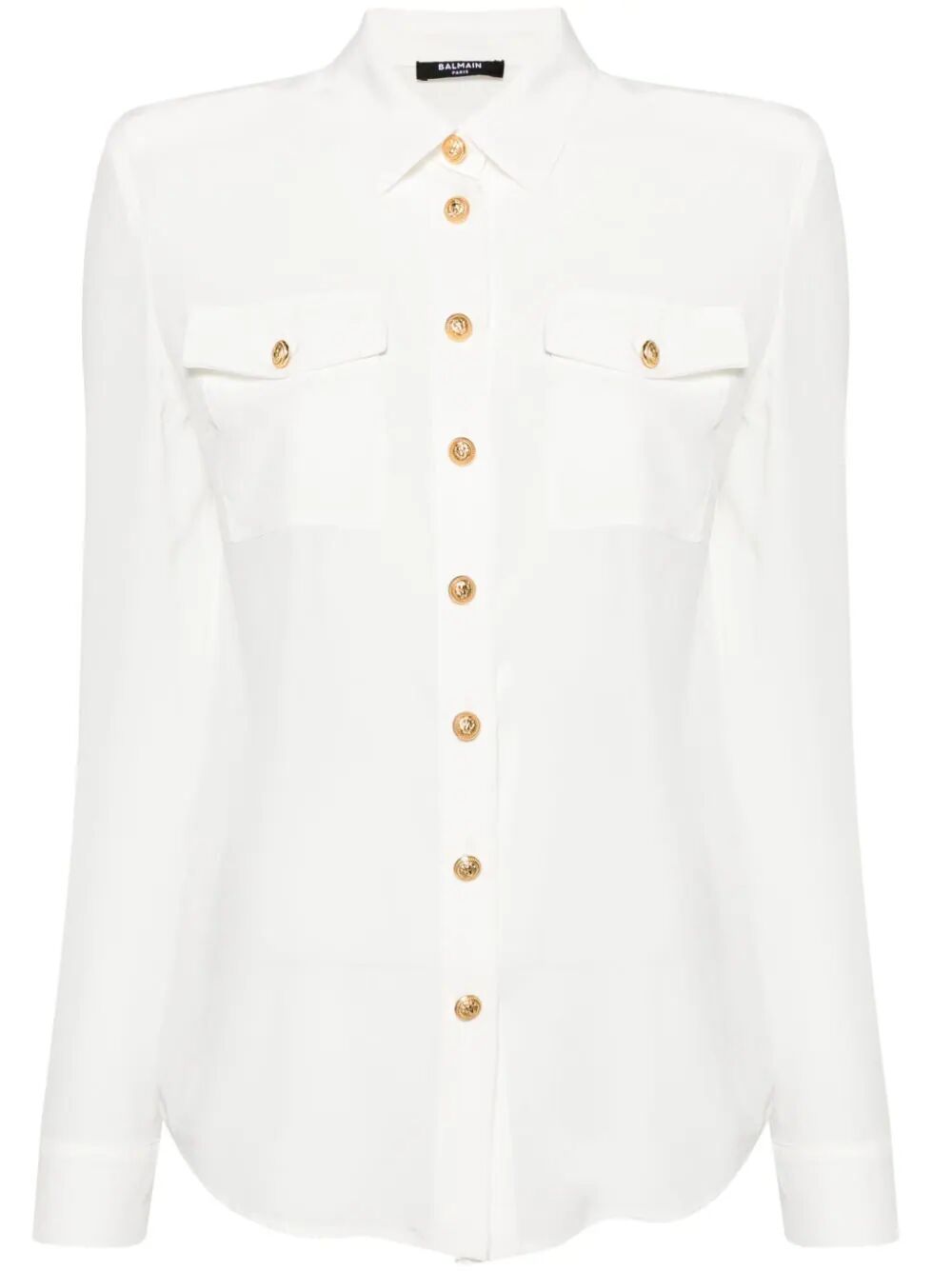 Balmain Women Camicia Semitrasparente