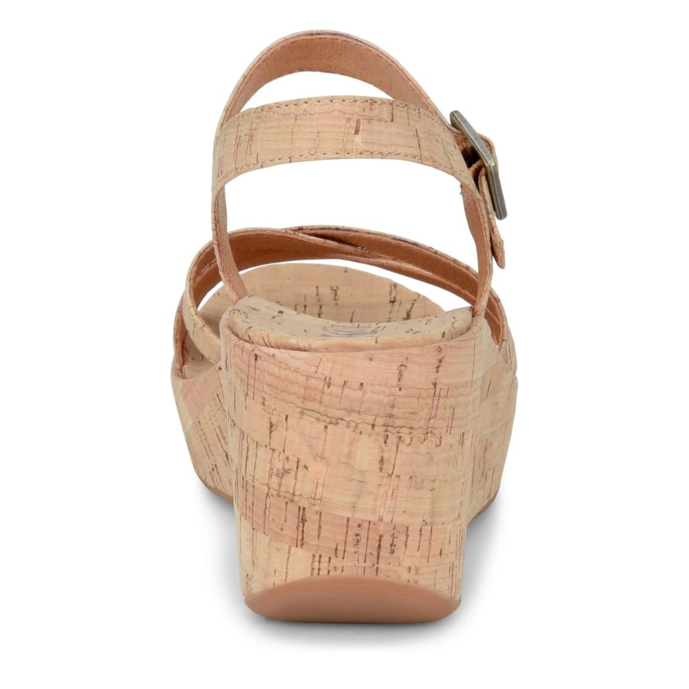 Korks Women's Jenneve Sandals - Beige, Size 8 Footwear by Steals