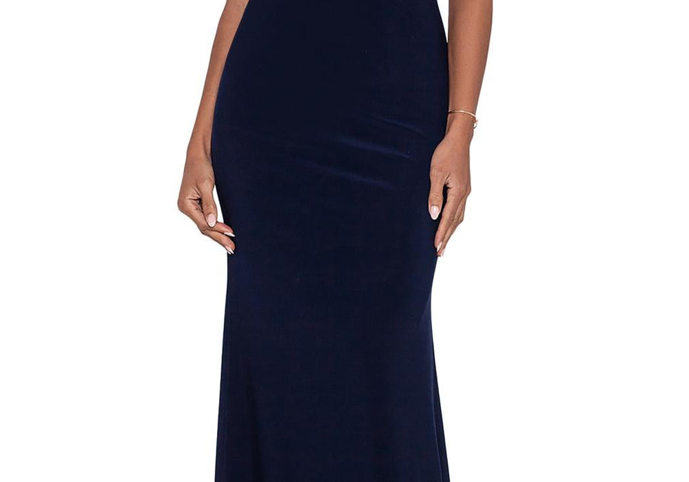 Betsy & Adam Womens Beaded Maxi Evening Dress Size 6 by Steals