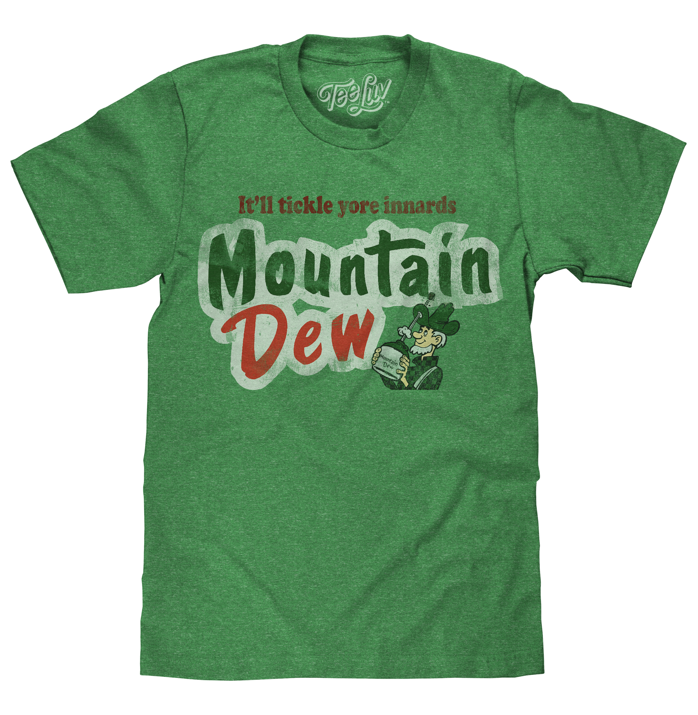 Mt. Dew It'll Tickle Your Innards T-Shirt - Green