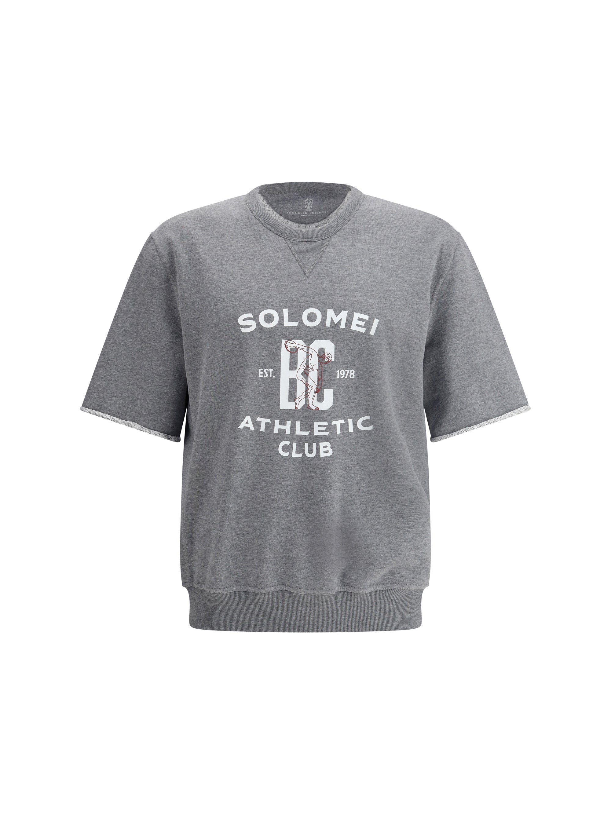 Brunello Cucinelli Men Short-Sleeve Sweatshirt