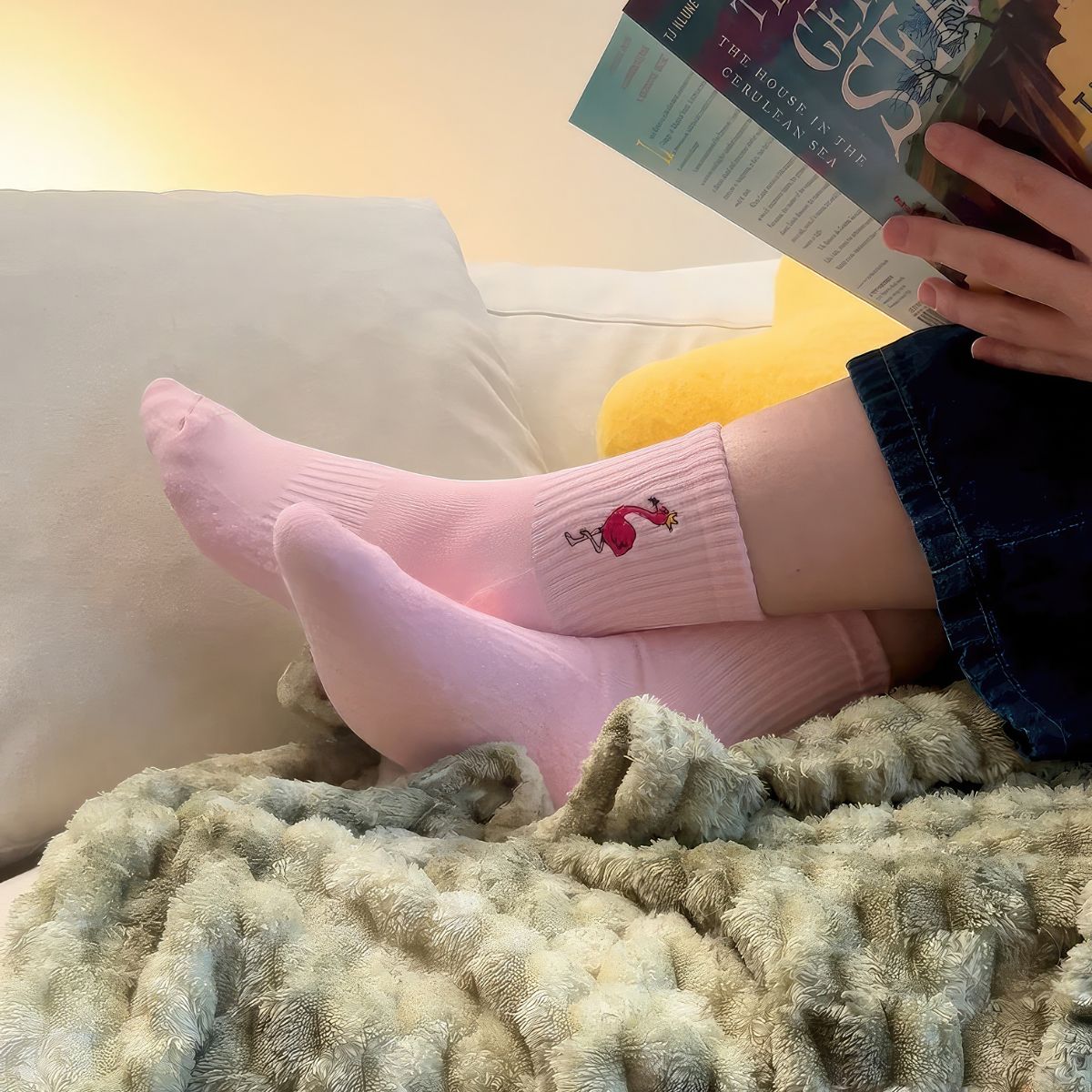 Classic The Popular Flamingo Socks