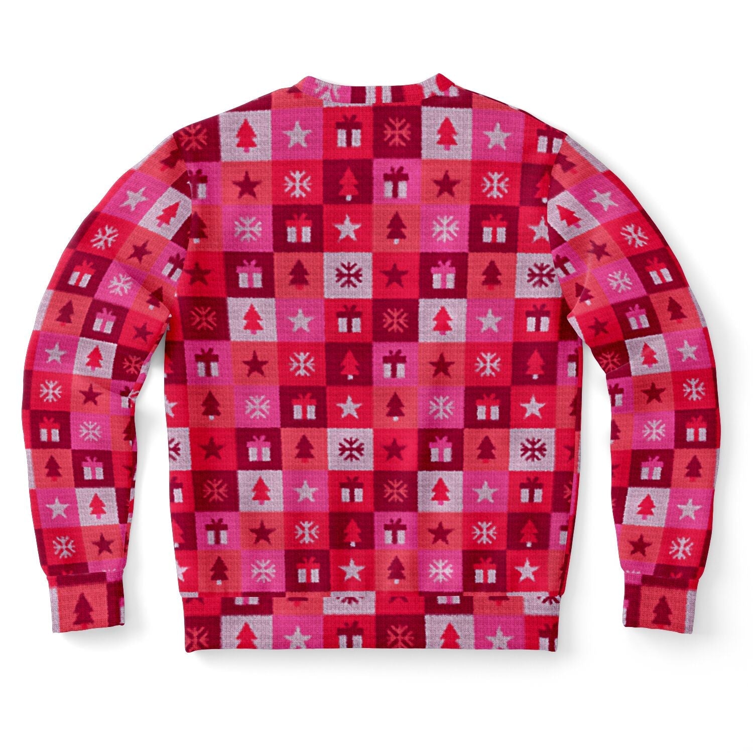 Flamingo All The Way Ugly Christmas Sweatshirt