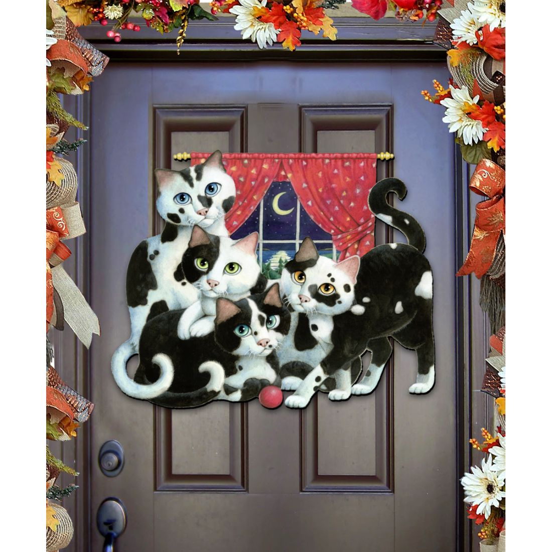 Cookies and Cream Halloween Door Decor by Laura Seeley - Thanksgiving Halloween Decor - 8512053H