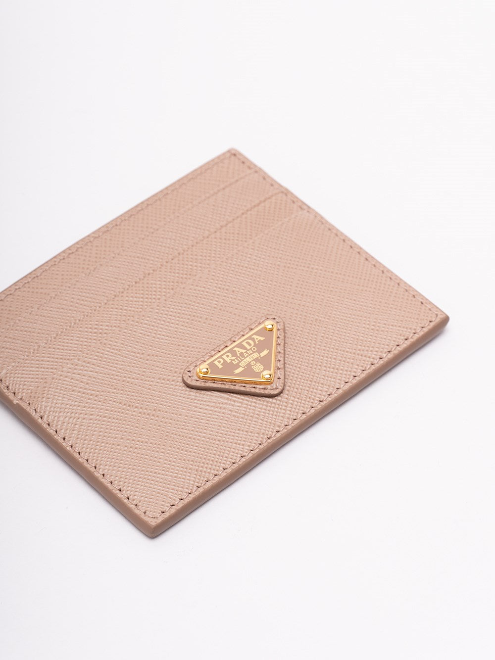 Prada Women Saffiano Leather Card Holder