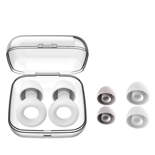 2 Earplugs - 24 dB Noise Reduction for Sleep, Focus & Travel, Soft - Touch Comfort, 1 Pair with Case（Super Good qualiey） (Red, One Size)