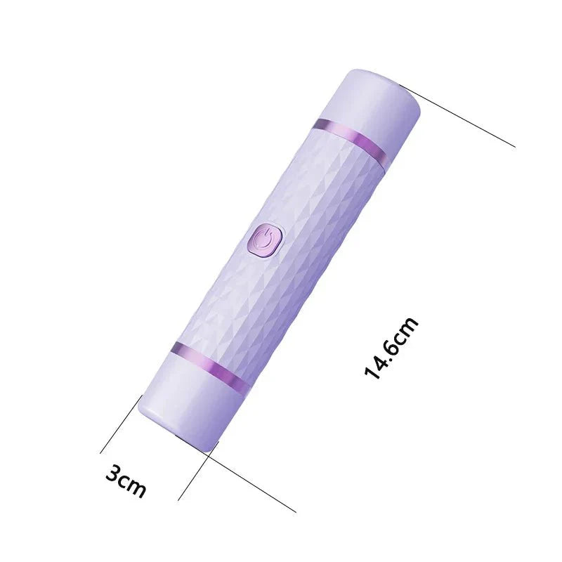 2-in-1 women's electric shaver - suitable for dry and wet hair removal on bikinis, eyebrows, face, legs, and armpits.