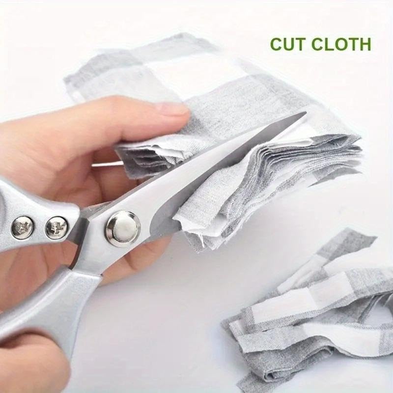 2 - Pcs Kitchen Scissors Set, All - Purpose Heavy - Duty Kitchen Shears with Anti - Slip Handle & Safety Lock（Super good qualiey）