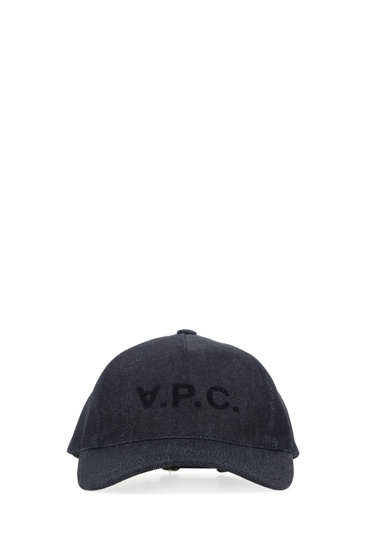 A.P.C. Men Denim Baseball Cap
