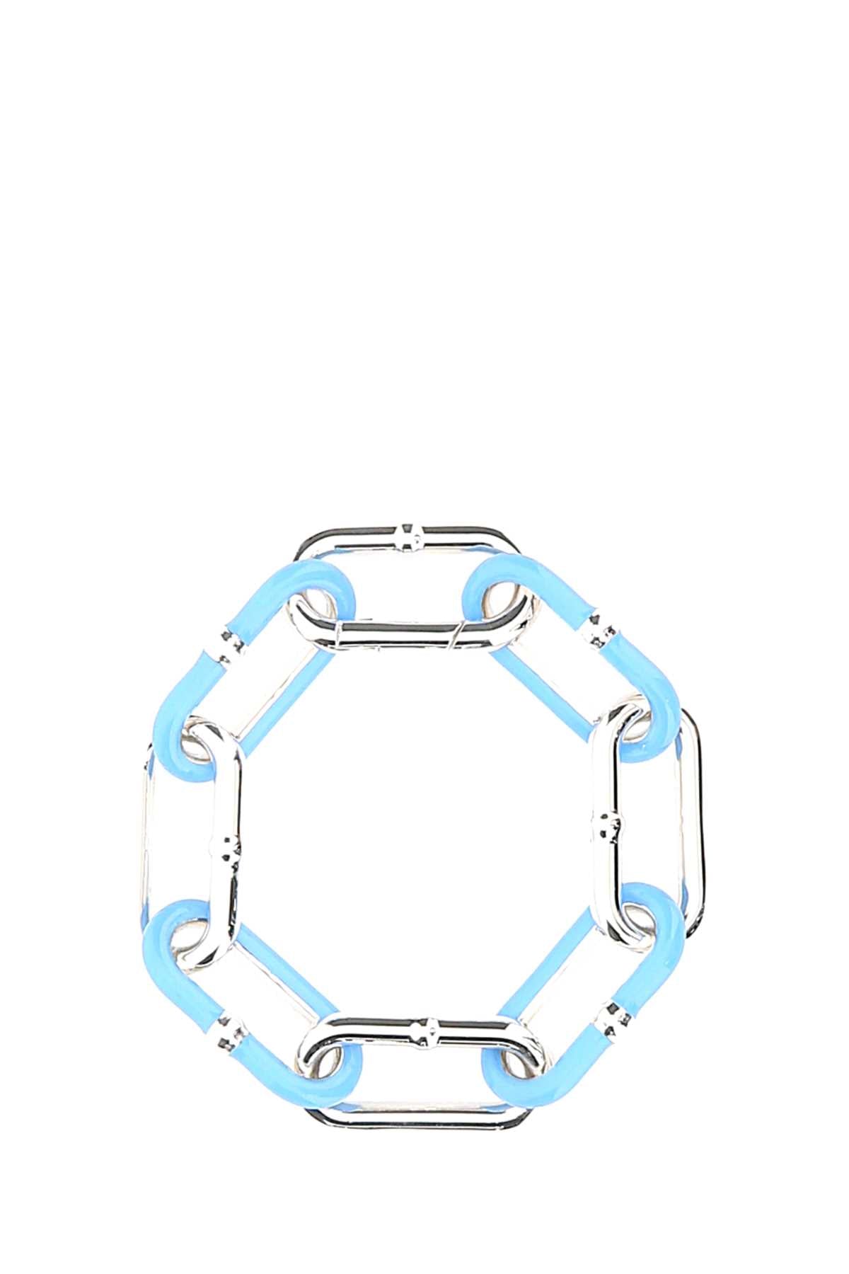 Bottega Veneta Women Two-Tone Silver Chain Bracelet