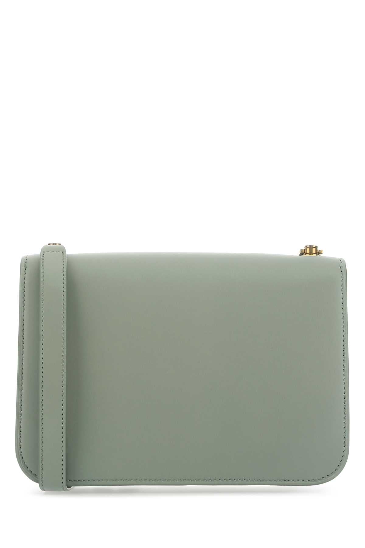 Saint Laurent Women Sage Green Leather Carre Shoulder Bag