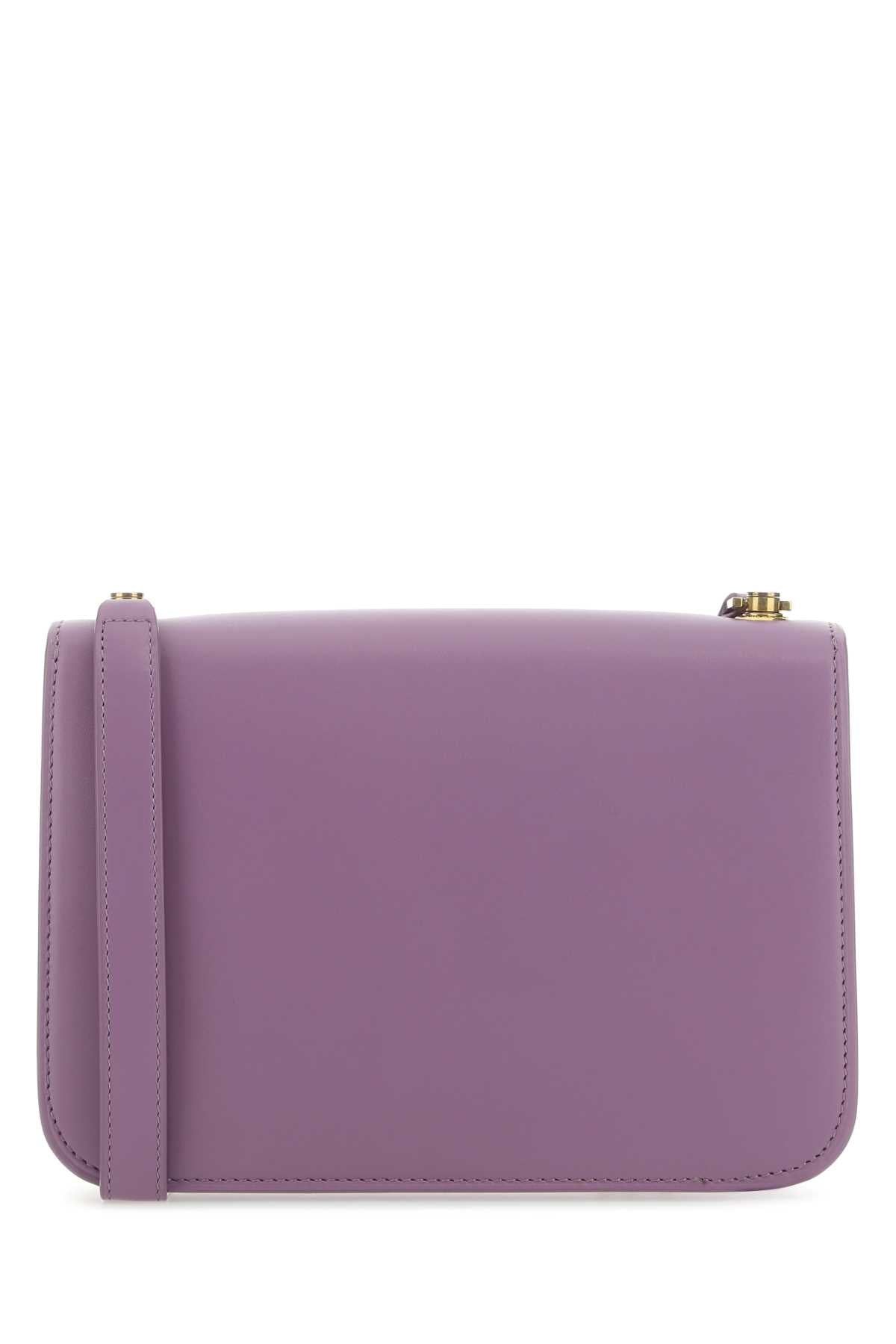 Saint Laurent Women Purple Leather Le Carre Shoulder Bag