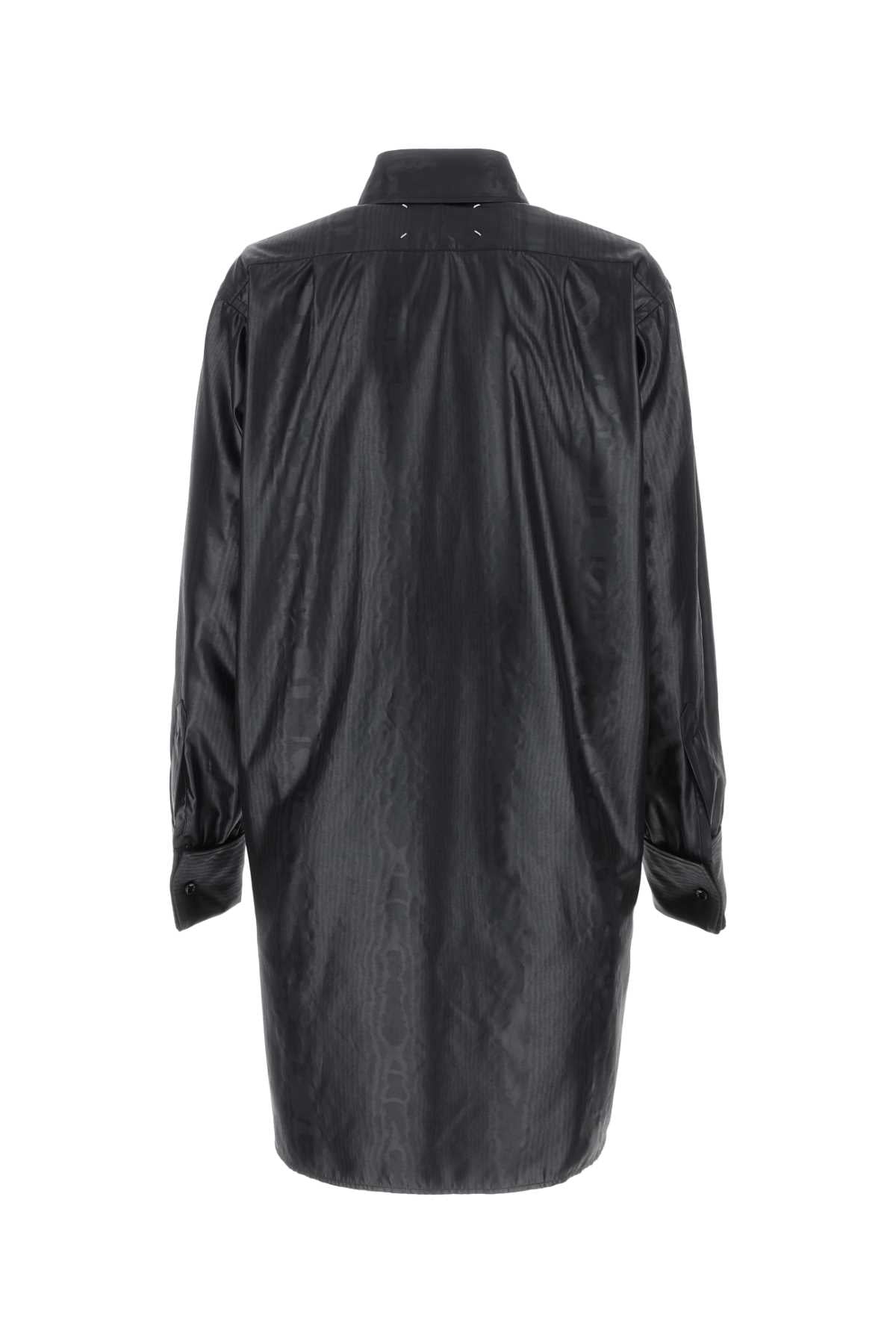 Maison Margiela Women Black Fabric Oversize Shirt