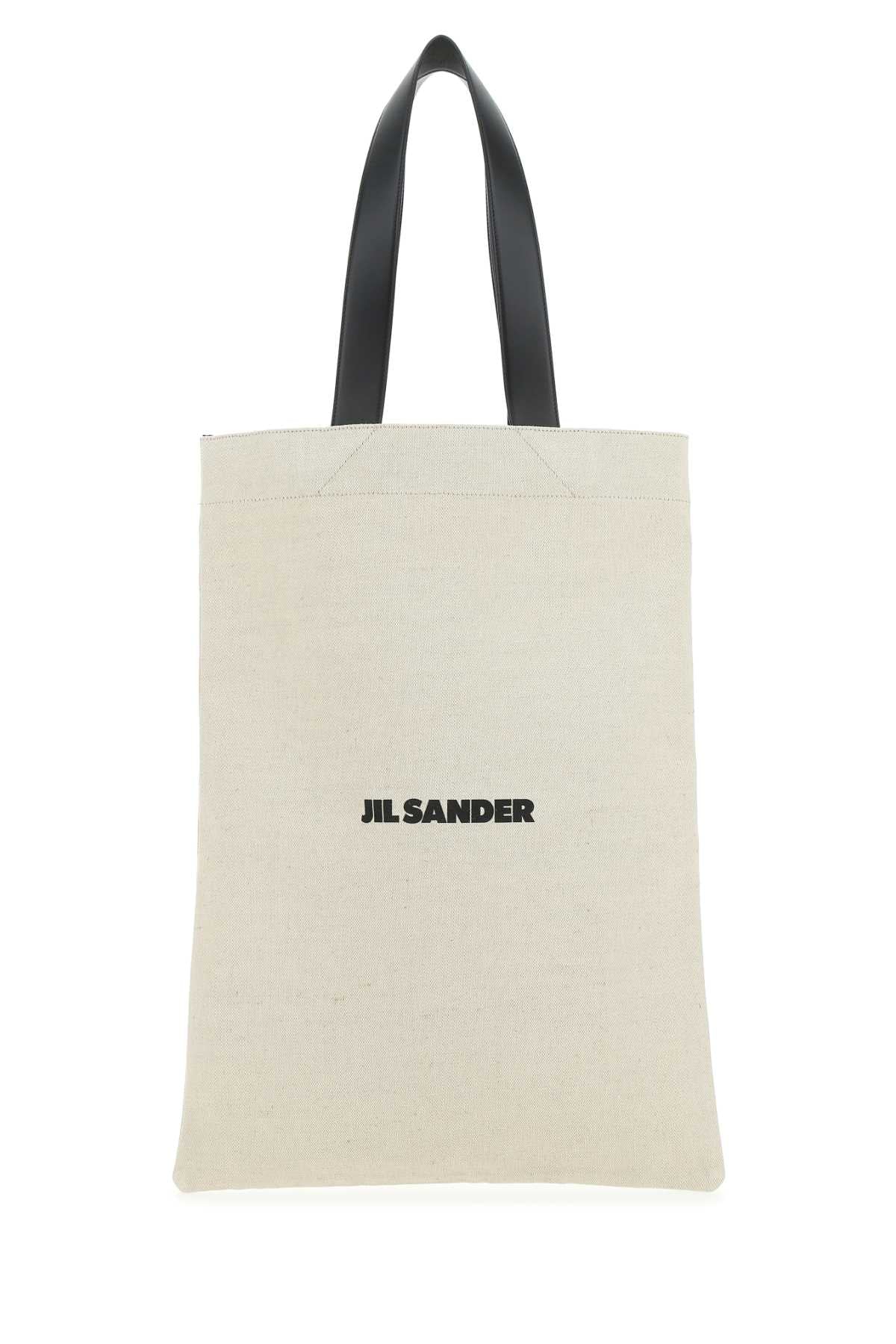 Jil Sander Women Sand Canvas Shopping Bag