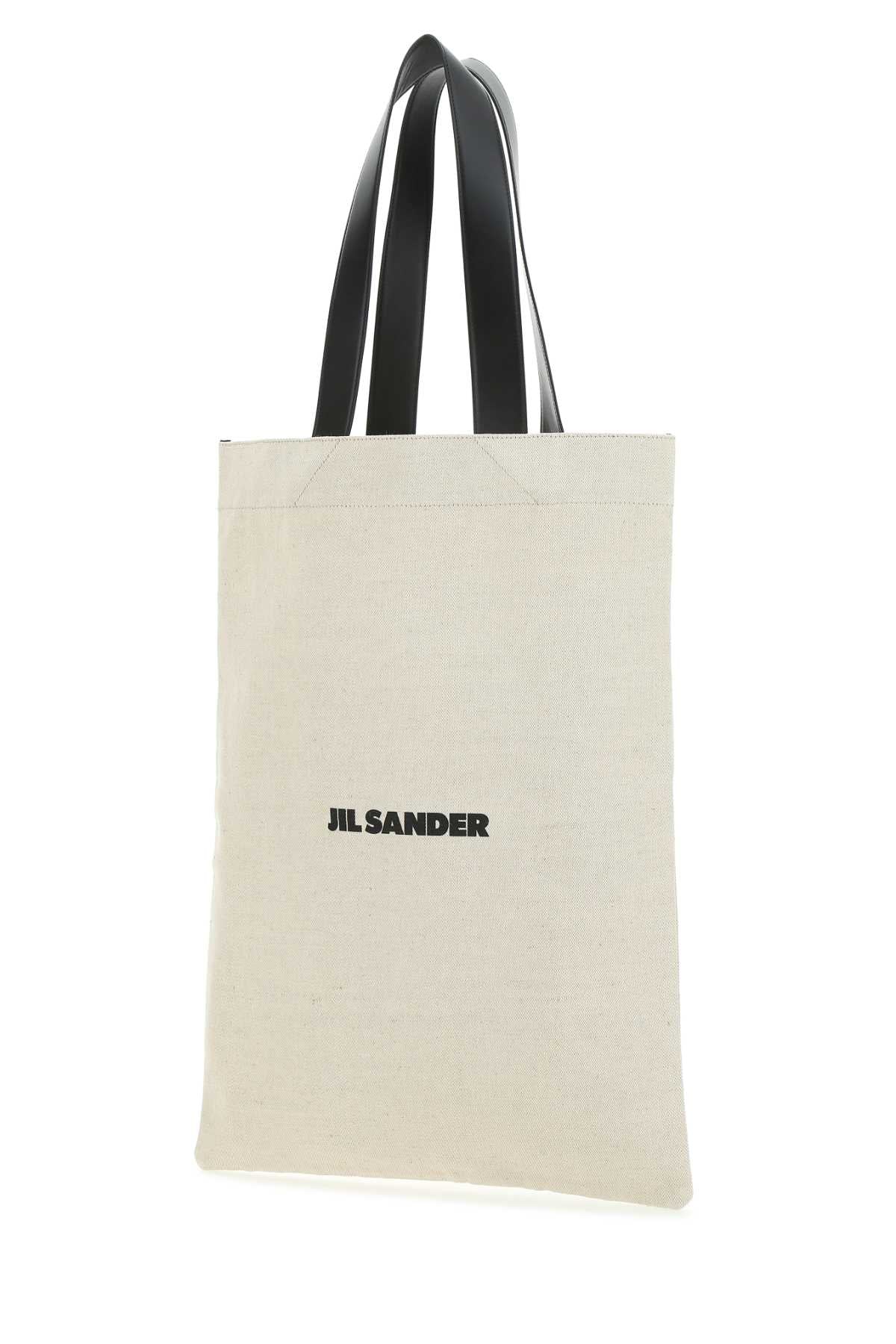 Jil Sander Women Sand Canvas Shopping Bag