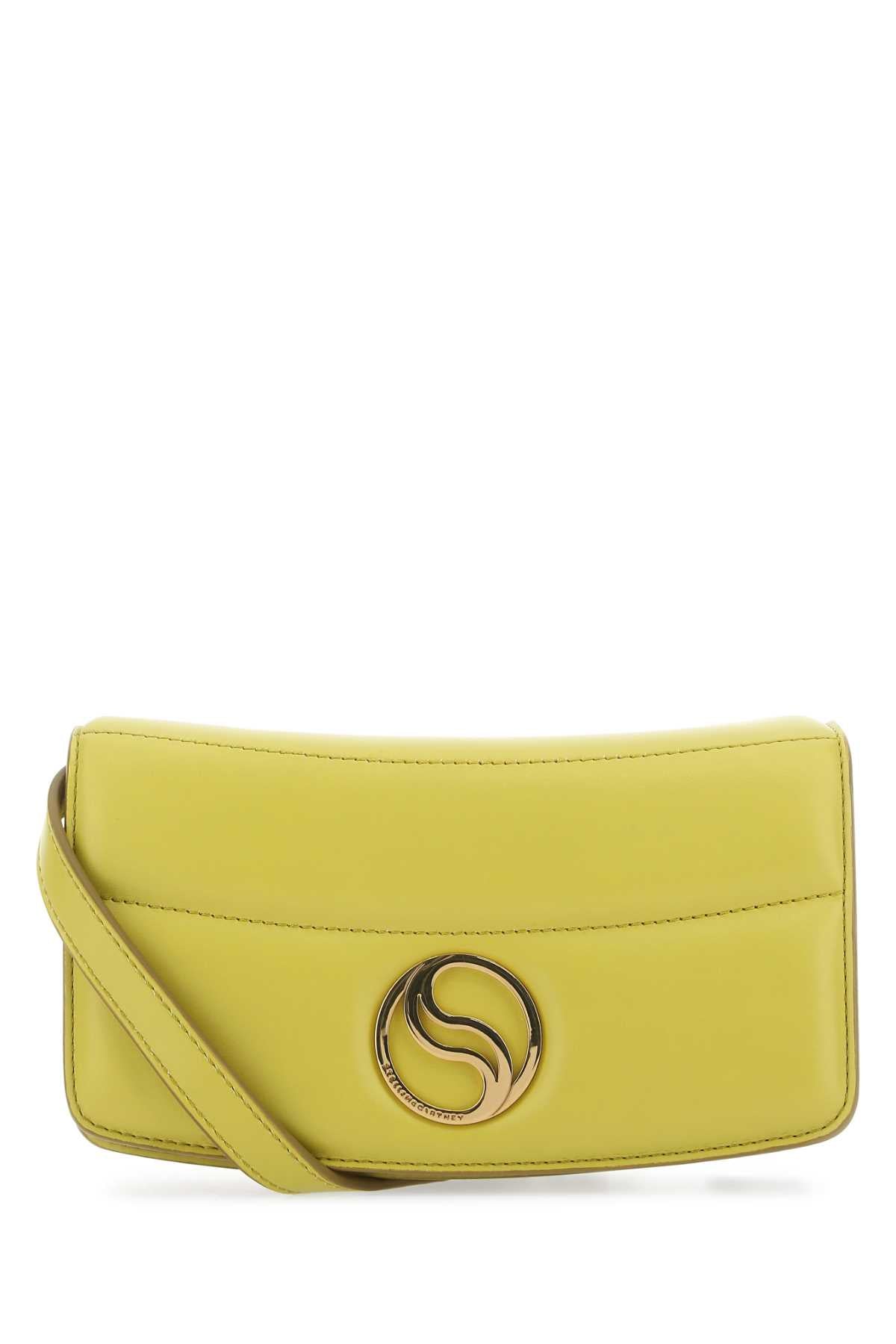 Stella Mccartney Women Acid Green Alter Mat Mini S-Wave Wallet