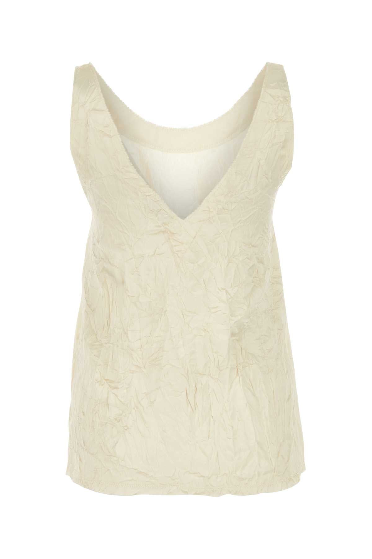 Lanvin Women Ivory Viscose Top