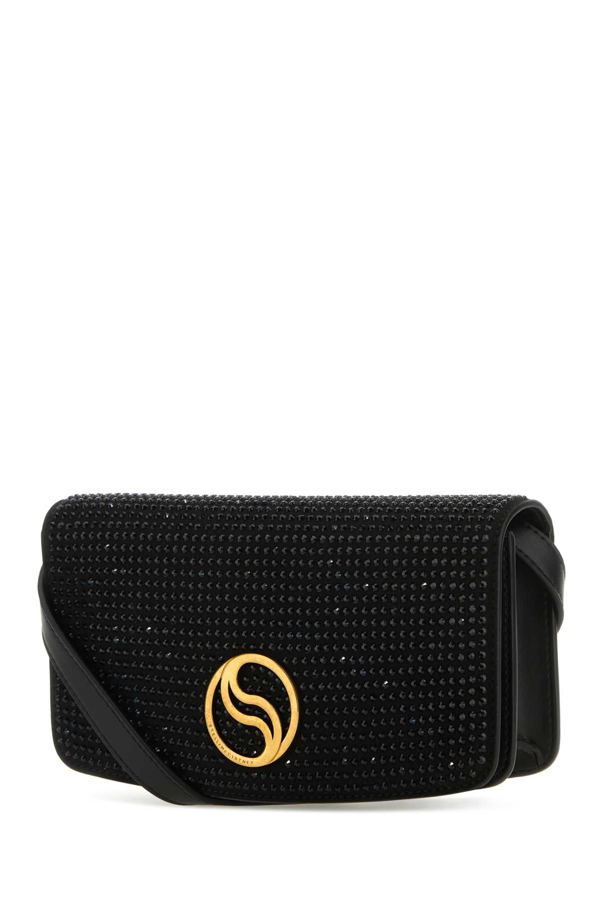 Stella Mccartney Women Black Alter Mat Mini S-Wave Wallet